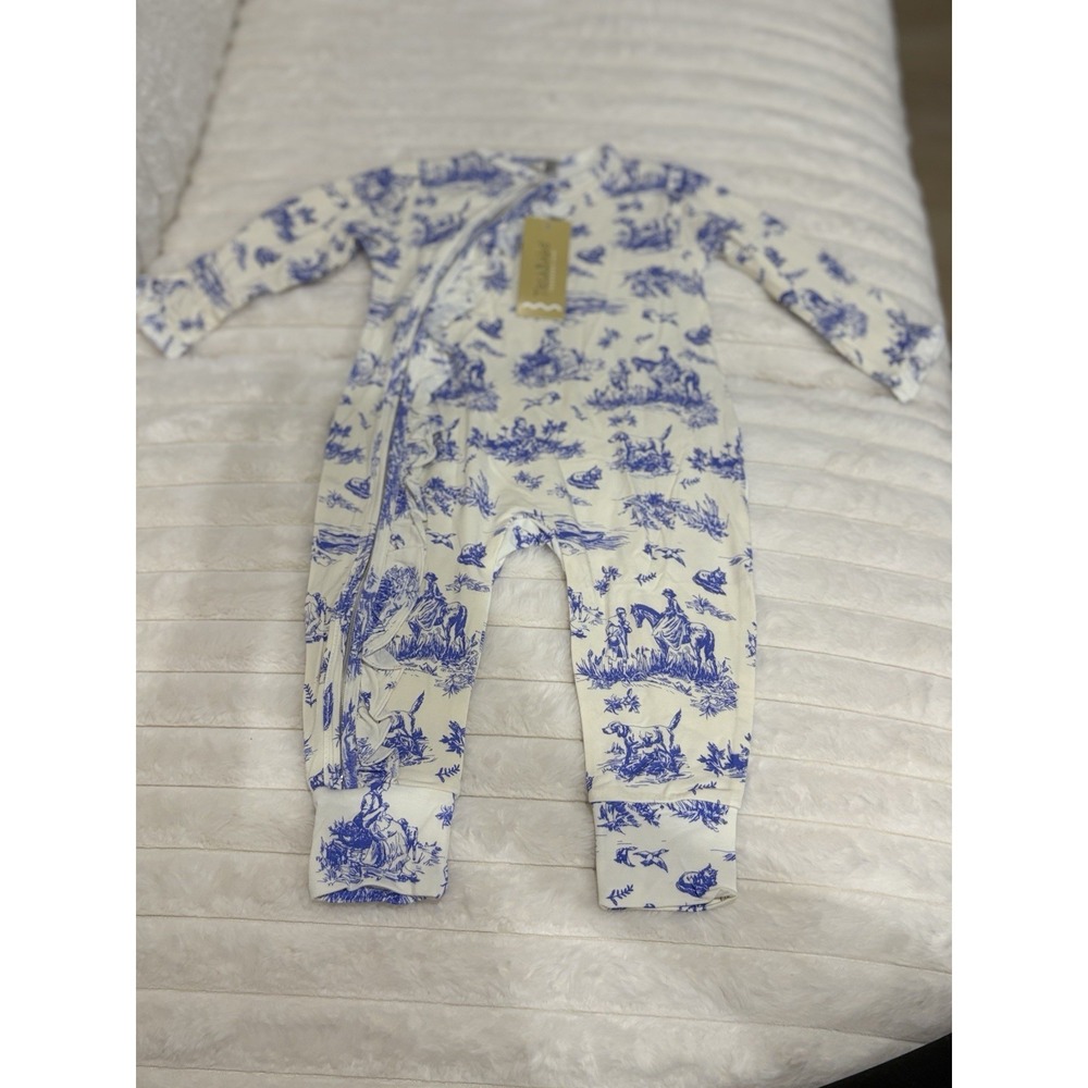 Tesa Babe Baby Romper 12-18M Blue White